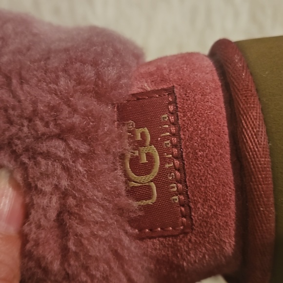 UGGS Ellee Dusty Rose Boots Big Kids Size 5 - Picture 9 of 12